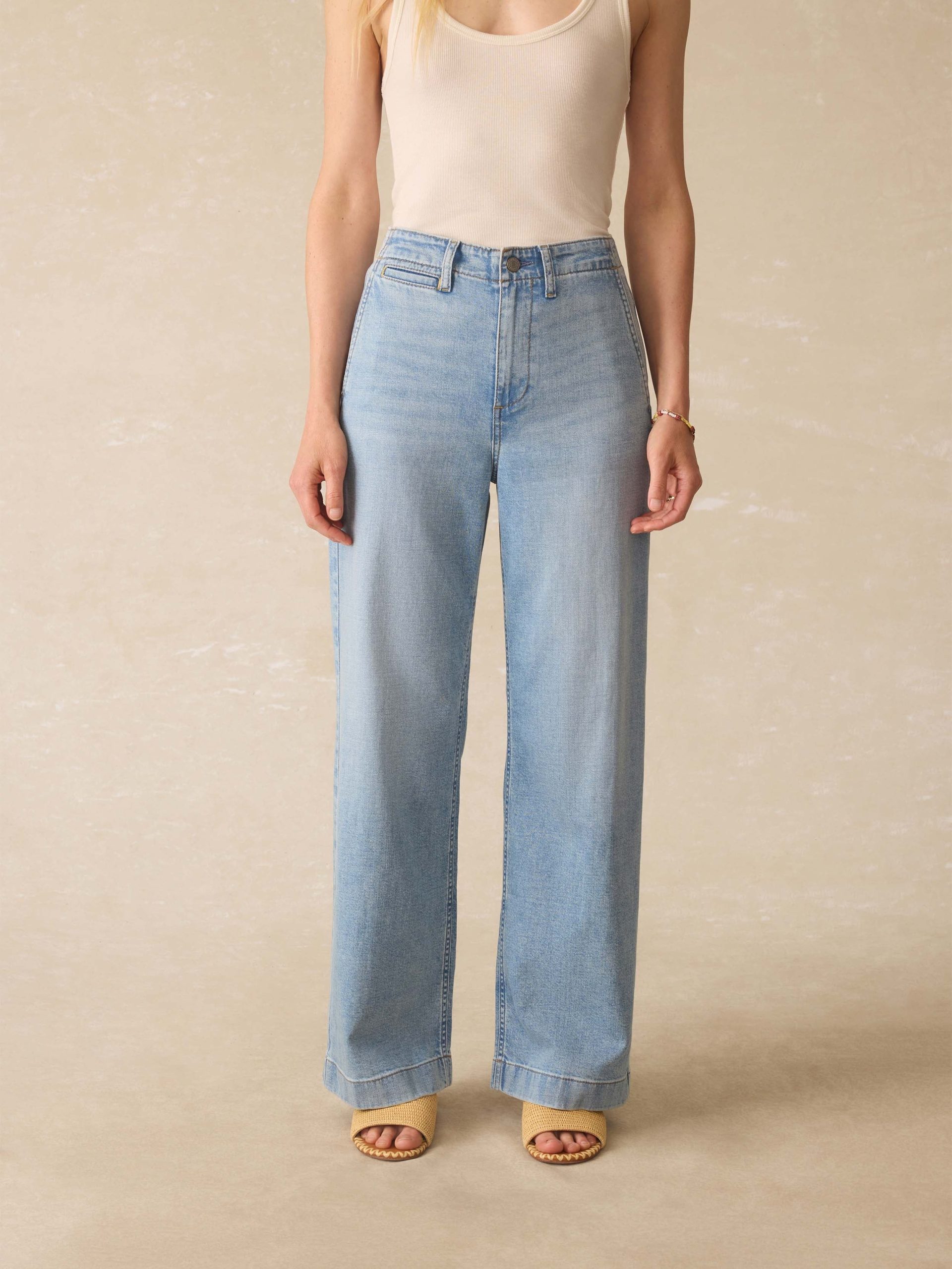 Linen Denim Pant - Summer Seas Wash - Image 4