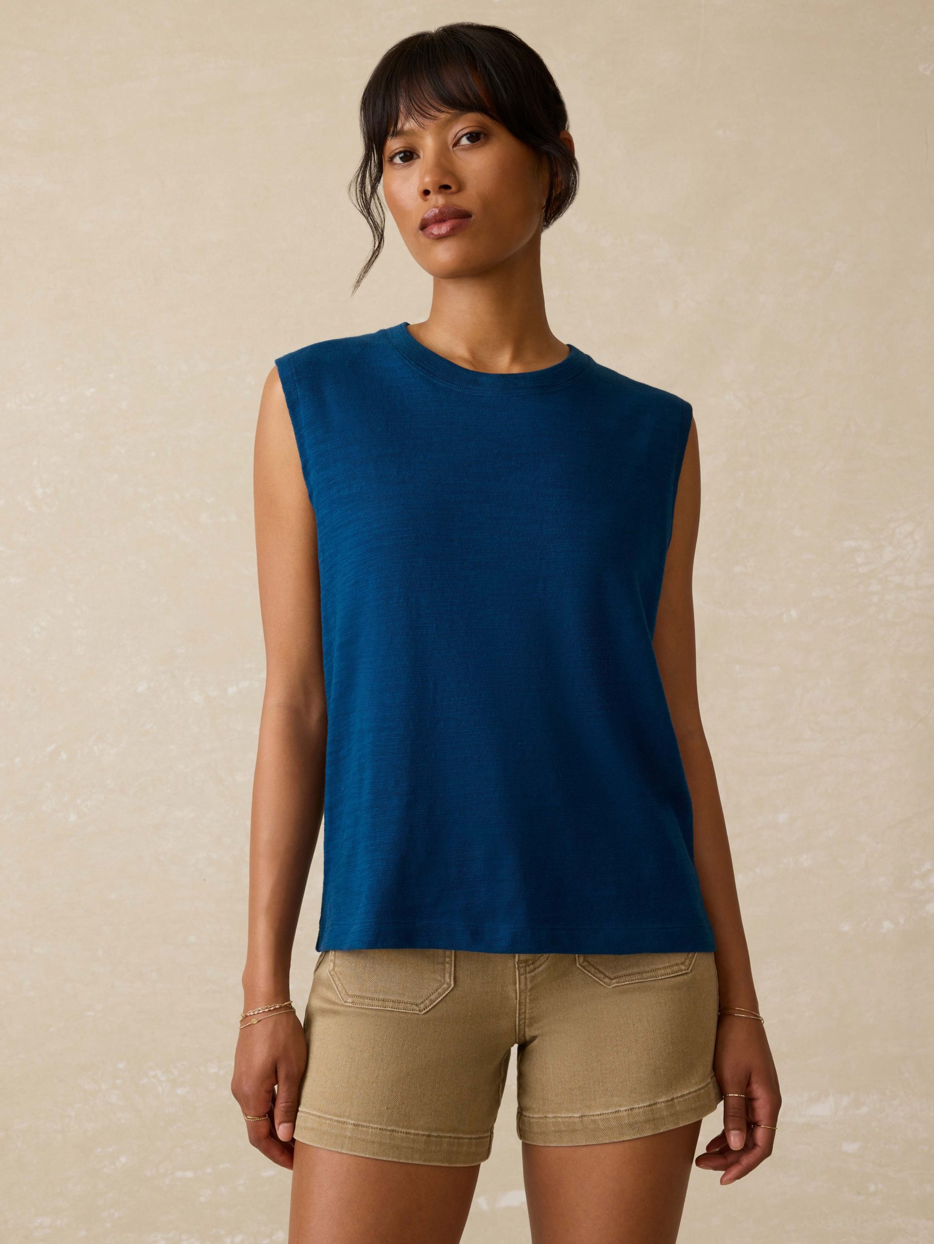Sunwashed Slub Muscle Tank - Titan - Image 3