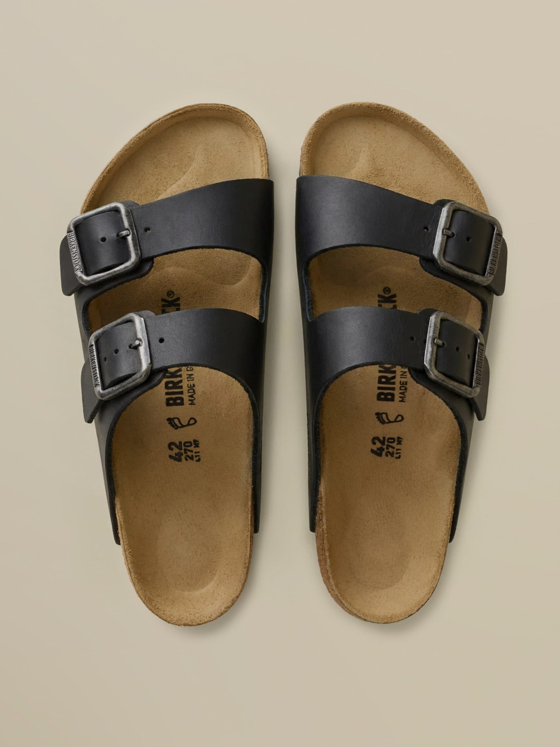 Birkenstock + Faherty Arizona Wire Buckle - Black